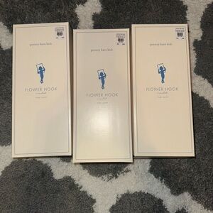 Brand New Pottery Barn Kids Yellow Flower Hooks - Set of 3